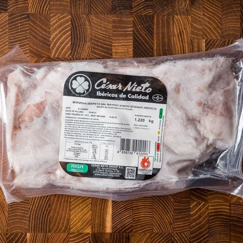 Iberico Pork Secreto Di Panceta Spain los linares Frozen 700 gr