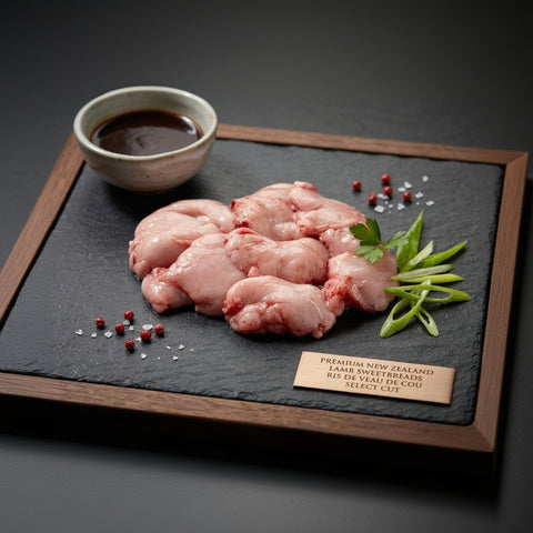 
Ris de veau γλυκάδια αρνίσια λαιμού Νέας Ζηλανδίας
