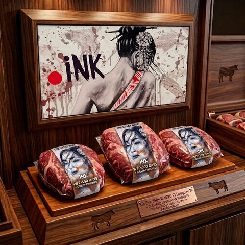 Rib Eye 350+ WAGYU F1 Uruguay 7+ INK 300gr