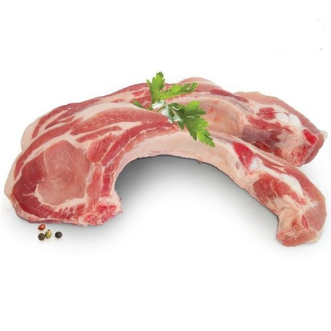 
Χοιρινή μπριζόλα γίγας Ελλάδος, ωμή, extra thick κοπή, έτοιμη για ψήσιμο.
